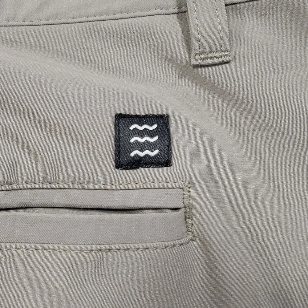 Free Fly Shorts Men 38 Gray Performance Stretch Repreve Organic Cotton Lifestyle